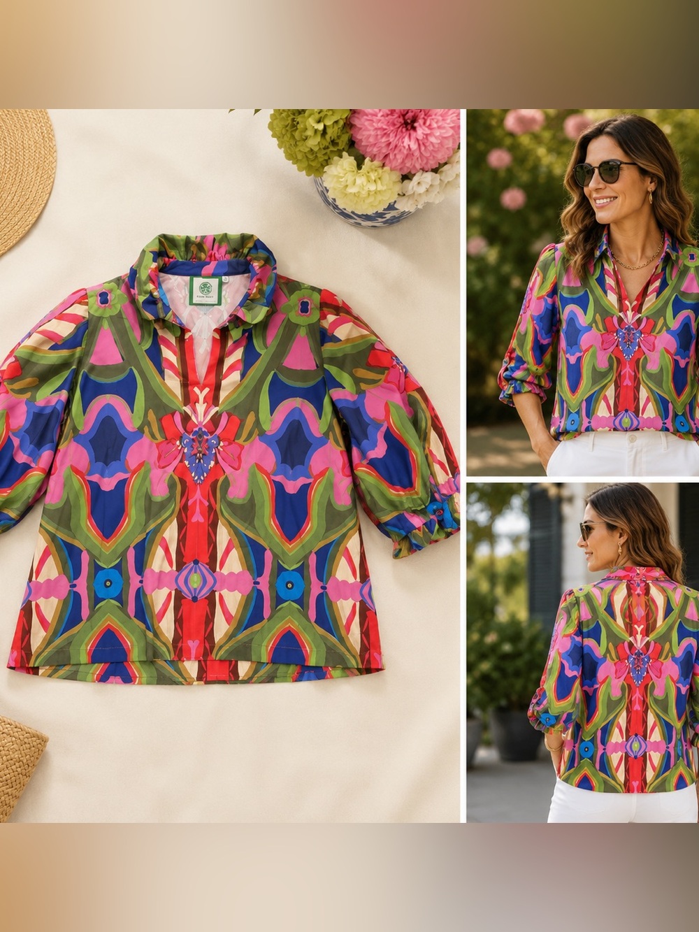 HOUSE OF MBR- Charleston Sunday Harper Top NWT XXL (4)